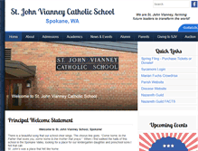 Tablet Screenshot of johnvianney.com